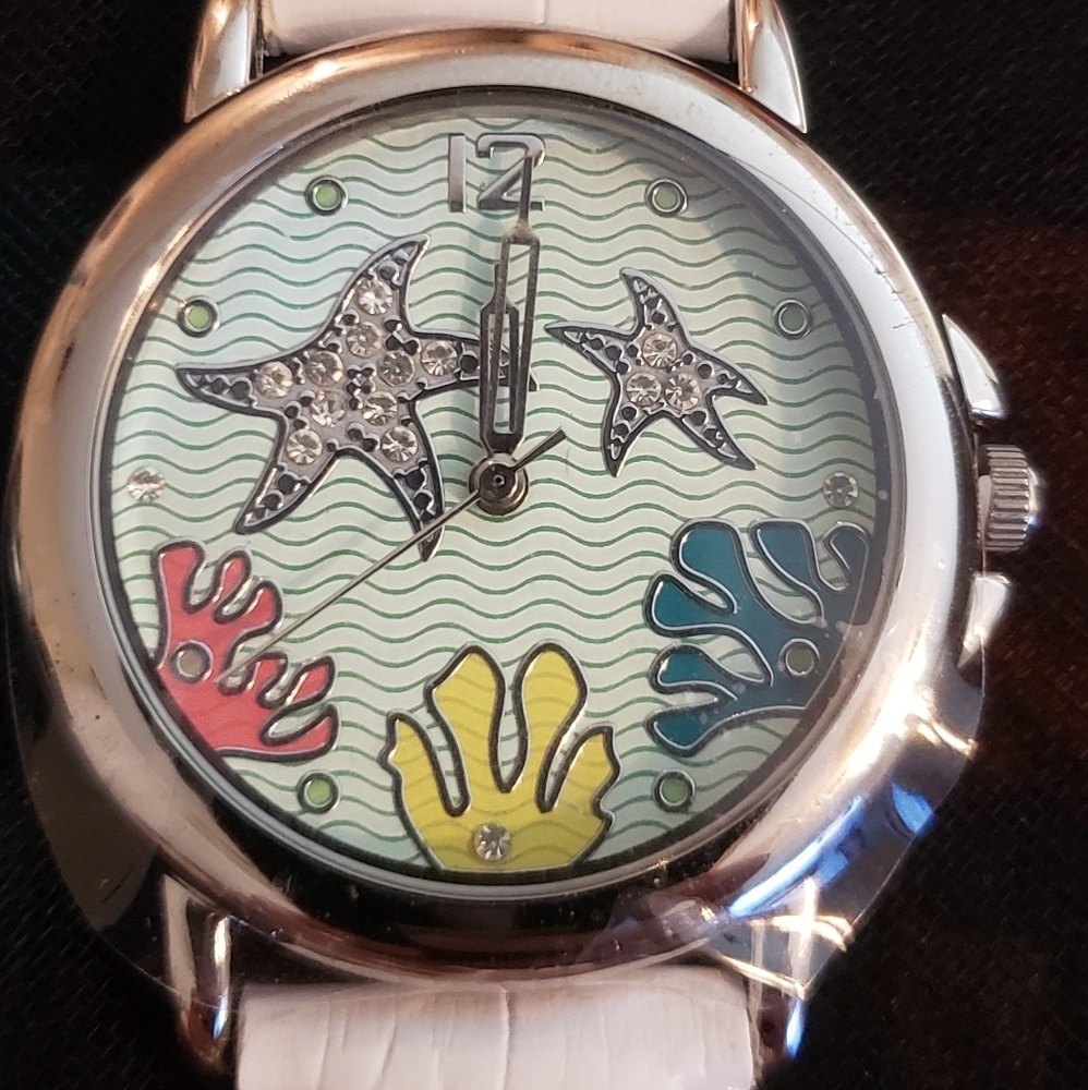 💕Starfish Watch White Band
